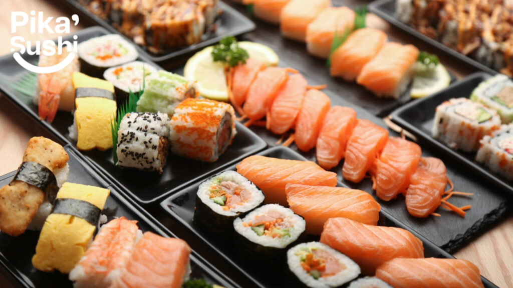 Sushi portion for party