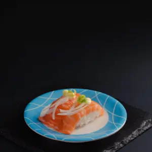Salmon Onion Mayo Nigiri