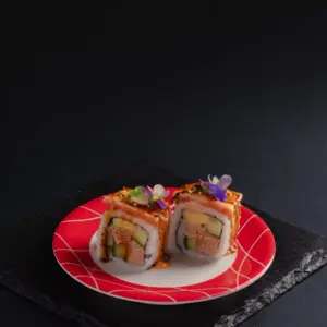 Salmon Flamed Roll
