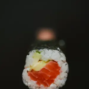 Dinner Raw Salmon Avocado