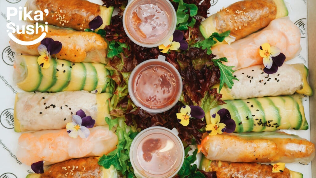 Rice Paper Roll Platter