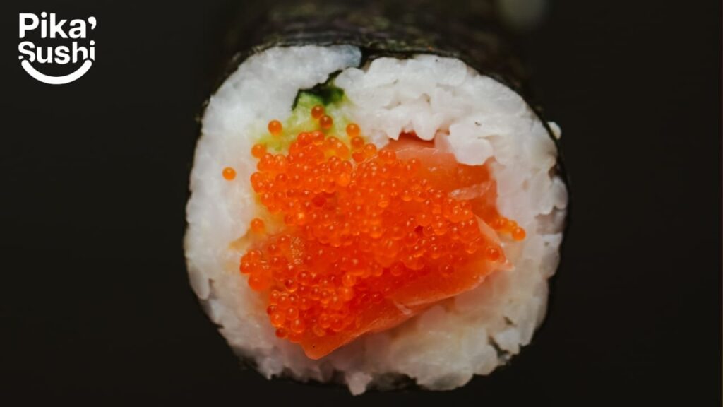 Spicy Raw Salmon Avocado Handroll